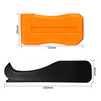 4 pièces Silicone Joint Filler Lissage Spatule Mastic Remover Calfeutrage Finisseur Grattoir Coulis Kit Verre Caoutchouc Nettoyage Raclette