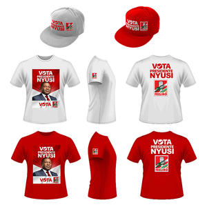 Kaus sublimasi warna merah pakaian olahraga presiden Polandia Asia kaus kampanye pemilihan - Product Image 4