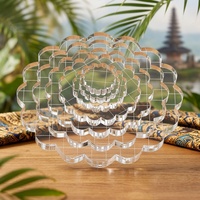 Lot de 7 blocs acryliques avec grilles pour le tamponnage, la création de cartes, la décoration et le scrapbooking DIY