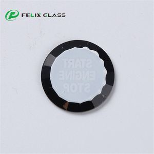 Verre trempé personnalisé avec impression sérigraphique pour bouton de démarrage et d'arrêt du moteur, bouton délicat à pression - Product Image 2
