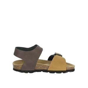 Sandales pour enfants Grunland SB2111-40 en cuir bleu avec sangle réglable, confortables pour la marche en extérieur - Product Image 4