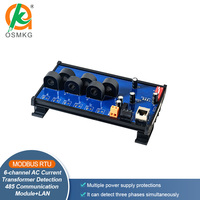 Module de détection de transformateur de courant alternatif 6 canaux AoShangMing avec RS485 Lan Modbus Rtu TCP