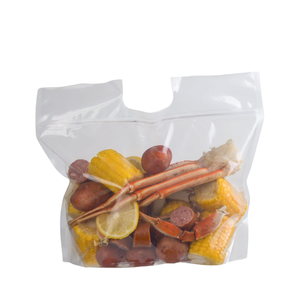 Clear Supermarket Grocery Food Nti Fog Zipper Cut Fruit Standing up Pouch Vegetable Plastic Roasted Chicken Rotisserie <b>Bag</b> - Product Image 3