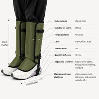 Guêtres imperméables en Oxford 500D pour la randonnée, couvre-bottes imperméables pour hommes et femmes, camping, trekking, randonnée à la montagne