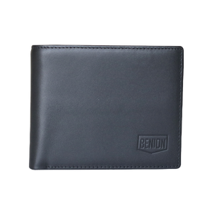 Portefeuilles Benion pour hommes en cuir véritable mince bloquant la RFID avec poche à monnaie - Product Image 1