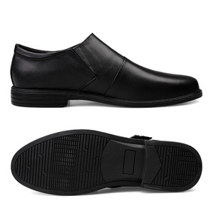 Chaussures en cuir de luxe haut de gamme pour hommes, style britannique, bout blanc, respirantes, légères, antidérapantes, à lacets, pour le bureau et la carrière - Product Image 4