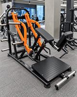 Machine à ramer inclinée à charge libre SK-NTK-22 pour salle de sport commerciale, centre de fitness, hôtel et équipement d'entraînement du dos et des lombaires