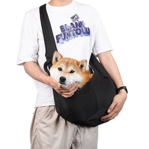 Bán buôn thời trang mèo Ba lô lớn thoáng khí một vai Crossbody thiết kế lưới túi Polyester cho đi chơi vật nuôi tàu sân bay - Product Image 3