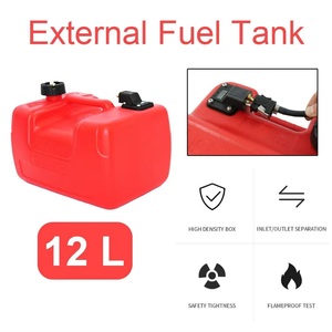 Tanque de Combustible de Gasolina LINDA de 12 Litros, Moldeado Rotacionalmente, HDPE, Resistente, Rojo, para Barco, Motor Fuera de Borda, Accesorios para Motor de 2 Tiempos - Product Image 3