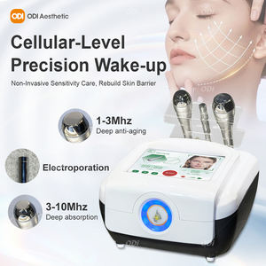 नई आगमन फेस लिफ्टिंग डिवाइस त्वचा सख्त सफेद करने के लिए 1mhz 3mhz 10mhz 3mhz 10mhz ट्रिपल ulstning इलेक्ट्रोपोरेशन मशीन - Product Image 4