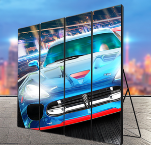 Khung Đẩy Đứng Đứng Hỗ Trợ Mặt Đất Cửa Hàng P2 Dễ Dàng Di Chuyển Bảng Màn Hình Hiển Thị Áp Phích <span class=keywords><strong>Led</strong></span> - Product Image 2