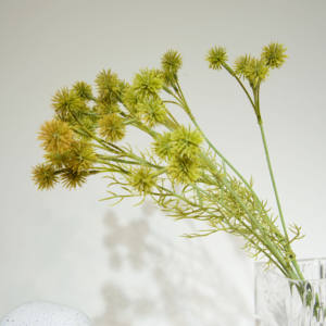 Beliebte neue grüne künstliche einzelne wilde stachelige Frucht für Hochzeit Weihnachten Abschluss dekorationen Home Decor Desktop Ornamente - Product Image 5