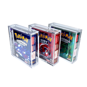Boîte de jeu <span class=keywords><strong>Gameboy</strong></span> GBA GBC personnalisée Vitrine acrylique avec couvercle magnétique puissant pour boîte de rangement <span class=keywords><strong>Pokemon</strong></span> en acrylique - Product Image 5