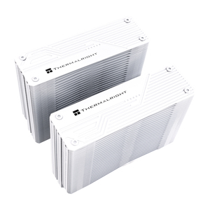 Thermalright Frost Tower 140 WHITE ชุดระบายความร้อนซีพียูแบบลม พร้อมฮีทไปป์ 7 เส้น พัดลมคู่ 2400RPM 1850RPM PWM สำหรับ LGA1700 AM5 - Product Image 3