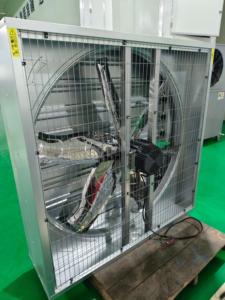 พัดลมดูดอากาศแบบแกนอุตสาหกรรมขนาด 900~1220 มม. มอเตอร์ EC 380V 0.37kW 19000CMH ติดผนัง ออกแบบมาเพื่อดูดอากาศปริมาณมากและ R - Product Image 3