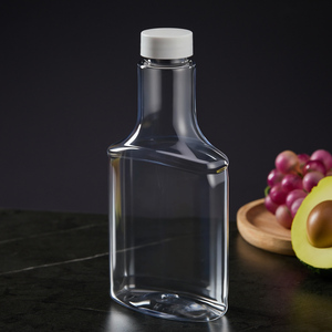 Frasco de Almacenamiento de Plástico PET de 32 mm y 450 ml con Tapa Invertida, Botella Vacía para Miel y Mermelada, Envase de Cocina Personalizable - Product Image 4