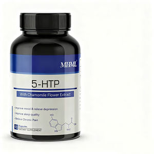 كبسولات دعم النوم للبالغين من العلامة التجارية الخاصة للمصنع الأصلي، تحتوي على 100 ملغ من 5-إتش تي بي ومستخلص زهرة البابونج، مضادة للأكسدة - Product Image 4