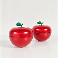 Boîte à bonbons en fer blanc ronde hermétique de qualité alimentaire avec logo personnalisé, finition laquée sérigraphiée, cadeau de fêtes en gros