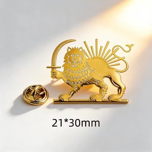 Pin del Sol del León del <span class=keywords><strong>Imperio</strong></span> <span class=keywords><strong>Persa</strong></span>, Broche de Irán, Emblema Real <span class=keywords><strong>Persa</strong></span> Vintage, Pin de Acero Inoxidable con Símbolo Histórico <span class=keywords><strong>Persa</strong></span> - Product Image 2