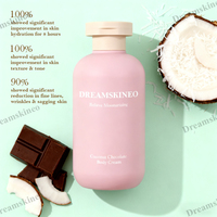 Marque privée Crème pour le corps Beurre Chocolat Noix de coco Hydrate Prévient le dessèchement Automne Hiver OEM ODM Mérite Sommeil doux Apaisant