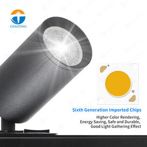 Projecteur de rail de plafond de boîtier en aluminium commercial 3 phases noir blanc GU10 MR16 éclairage de rail de <span class=keywords><strong>LED</strong></span> rotatif à 360 degrés - Product Image 4