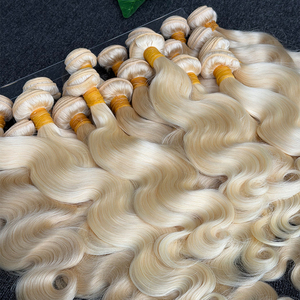 Extensiones de Cabello Brasileño Ondulado 613 de 8-30 Pulgadas, Cabello Virgen con Cutícula Alineada, Personalización de Varias Formas de Ondulación, Fácil de Mantener - Product Image 6