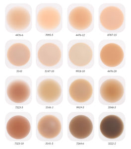 Étui à fermeture éclair 8cm silicone mamelon couverture auto-adhésif mamelon patch - Product Image 1