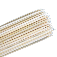 100 brochettes jetables en bambou écologiques de 30 cm, bâtonnets de grillade multifonctionnels et biodégradables, personnalisables