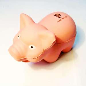 Мяч-антистресс из пенополиуретана в форме свиньи - Product Image 5