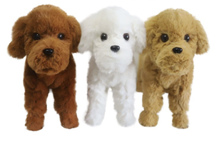 Jouet pour chien réaliste de qualité supérieure en silicone à fourrure douce compagnon sonore vibrant intégré pour chiens - Product Image 5