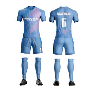 <span class=keywords><strong>Camiseta</strong></span> de Fútbol para Adultos, Personalizable con Nombre y Logotipo, Transpirable, Cuello Redondo, <span class=keywords><strong>Camiseta</strong></span> de Fútbol Lisa de Secado Rápido - Product Image 3