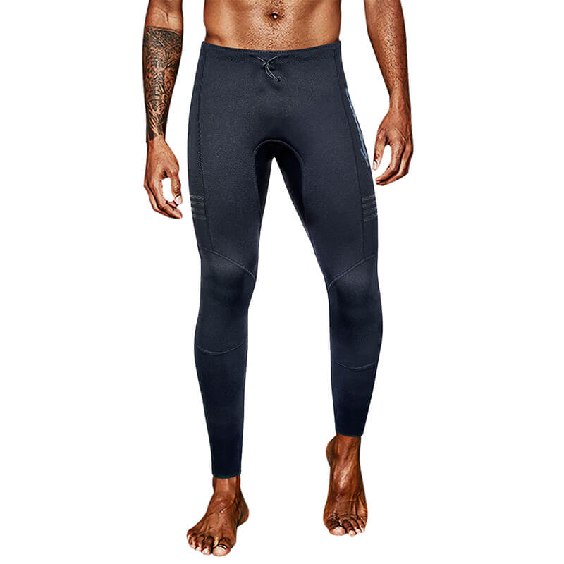 Allenamento da uomo Jogging perdere grasso sudore muta pantaloni coscia dimagrante pantaloni lunghi da Surf in neoprene multicolore