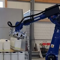 Manipulator ONA-Yaskawa Motoman-GP180 Lengan Ekstensi 3393mm Mendukung ROS2