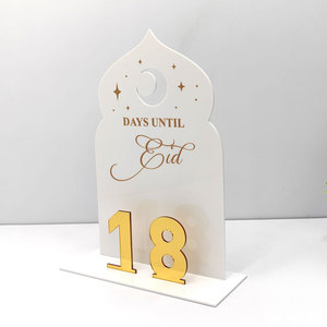 Calendrier de l'Avent du Ramadan, décorations <span class=keywords><strong>Eid</strong></span> <span class=keywords><strong>Mubarak</strong></span>, fournitures pour fêtes musulmanes, accessoires de décoration pour la maison Ramadan 2025 - Product Image 5