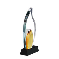 Gobelet de cristal, 1 pièce, Collection de prix annuelles Souvenir, Simple et Transparent, tasse à découper exquise, à la mode
