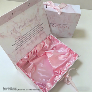 Caja Magnética <span class=keywords><strong>con</strong></span> Patrón <span class=keywords><strong>de</strong></span> Mármol Rosa al por Mayor, Caja <span class=keywords><strong>de</strong></span> Regalo <span class=keywords><strong>de</strong></span> Cartón <span class=keywords><strong>de</strong></span> Lujo Personalizada <span class=keywords><strong>con</strong></span> Forro y Cinta para Sets <span class=keywords><strong>de</strong></span> Regalo <span class=keywords><strong>de</strong></span> Pelucas - Product Image 1