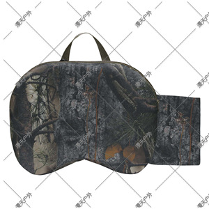 Coussin chauffant irrégulier 40x27x7cm, chauffage USB, pour camping en plein air, tissu à motifs camouflage - Product Image 3