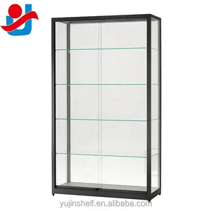 Wholesale store fixture with glass showcase display cabinet