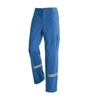 Pantalon de travail unisexe robuste en coton respirant avec bandes réfléchissantes pour atelier, OEM/ODM