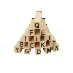 Oferta Especial: Juego de Sellos de <span class=keywords><strong>Goma</strong></span> de Madera con Alfabeto <span class=keywords><strong>EVA</strong></span> OEM al por Mayor para Juguetes Infantiles, Logotipos, Manualidades, Scrapbooking y Uso DIY al por Menor - Product Image 4