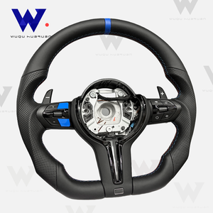 Volante de Cuero con Función de Calefacción y Vibración para <span class=keywords><strong>BMW</strong></span> F01 F10 F20 F22 F30 F31 F32 M2 F87 M3 F80 M4 E60 F90 X5 E90 - Product Image 6