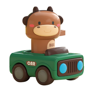 Hot Sale Plastic Animal <strong>Press</strong> to Slide Inertial Car <strong>Toys</strong> Cartoon Hand Pressed Vehicle <strong>Toy</strong> - Product Image 3