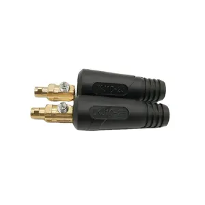 DKJ 10-25 tig cable plug welding cable connector