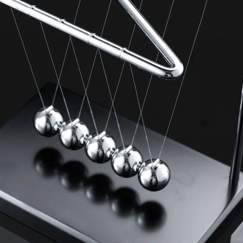 Saibasen Creative High-Quality Ornaments Newton cradle Pendulum Metal Ball crafts Holiday Gift office desktop decoration