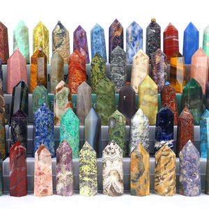 CHUSE crystal crafts bacchette di cristallo di quarzo naturale point crystals healing stones tower per bulk all'ingrosso - Product Image 1