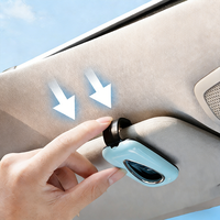Diffuseur de parfum moderne pour voiture, clip dissimulé pour pare-soleil - Matériau plastique, évaporation naturelle, désodorisant longue durée, purification