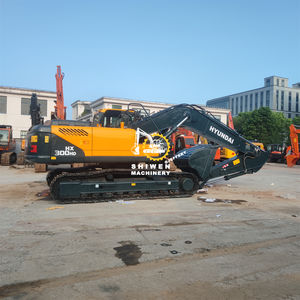 Excavadora de cadenas HYUNDAI HX300HD usada de 30 toneladas, modelo 2022, motor Cummins C8.3, maquinaria de movimiento de tierras, en stock, a bajo precio. - Product Image 2