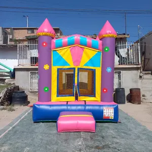 Castelo inflável do bouncy da atração do pvc da grau comercial do novo design personalizado tamanho e cor da atraição para crianças