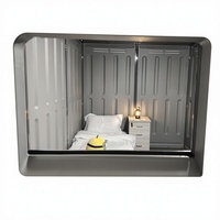 WooWild Shed Fast : Atelier Modulaire Préfabriqué Portable, Étanche, Alimenté par Énergie Solaire, en HDPE Écologique, pour Parc, Cour et Magasin