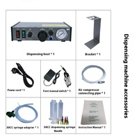 Machine de distribution de colle de précision semi-automatique pour équipement industriel de remplissage de liquide pneumatique à Jm-800 monotrou 220V